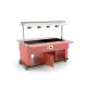 BAIN MARIE APSILDĀMA BUFETE AR INFRASARKANAJĀM LAMPĀM HAPPY 5 BM/INFRA (013HP5B/INFR)