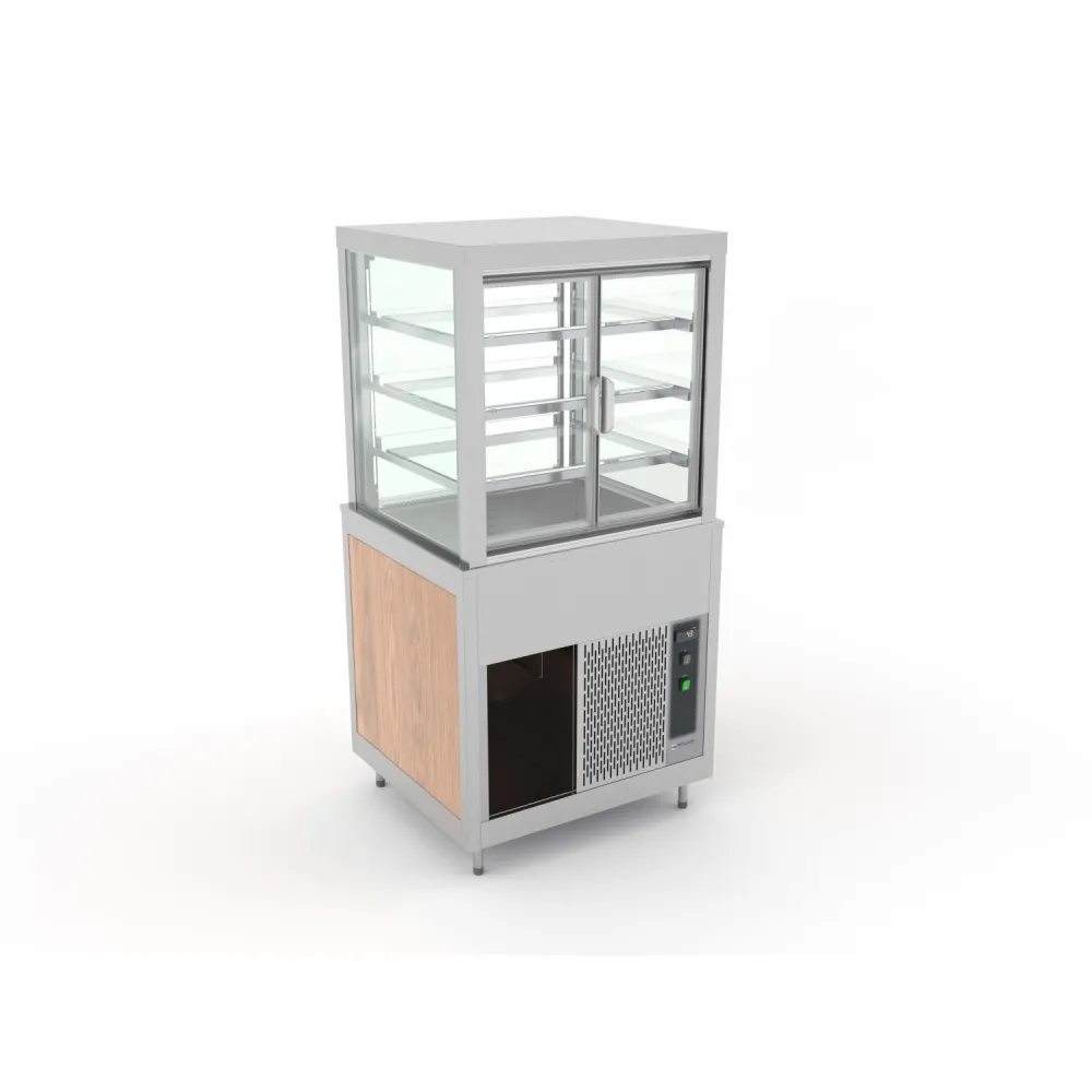AR VENTILATORU DZESĒJAMA VITRĪNA AR ATVERAMIEM STIKLA PLAUKTIEM OMNIA 2DSP (01900OMNDSP2)