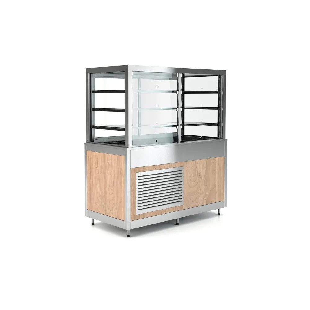 AR VENTILATORU DZESĒJAMA VITRĪNA AR FIKSĒTIEM STIKLIEM PRIEKŠPUSĒ OMNIA 4DSP/FX (01900OMNDSP/FX)