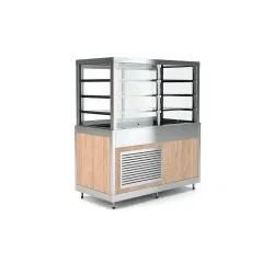 AR VENTILATORU DZESĒJAMA VITRĪNA AR FIKSĒTIEM STIKLIEM PRIEKŠPUSĒ OMNIA 4DSP/FX