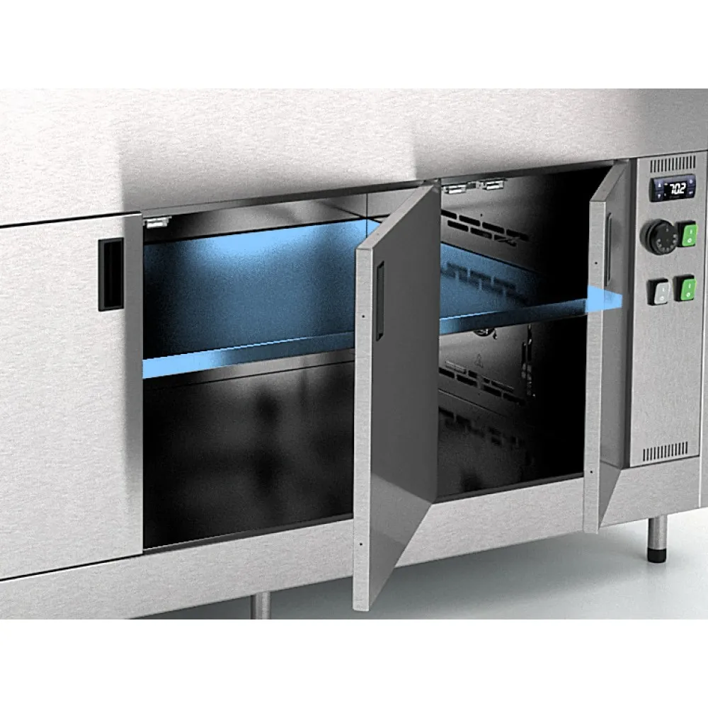 APSILDĀMĀ BUFETE AR VENTILATORU UN APAKŠĒJO NODALĪJUMU OMNIA 5BM/SC (01900OM5BMSC)