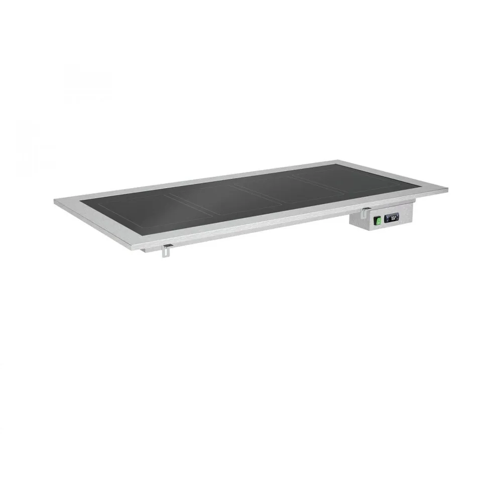 RŪDĪTĀ STIKLA KARSTĀ VIRSMA DROP-IN-3PC (006INDROP3PC)