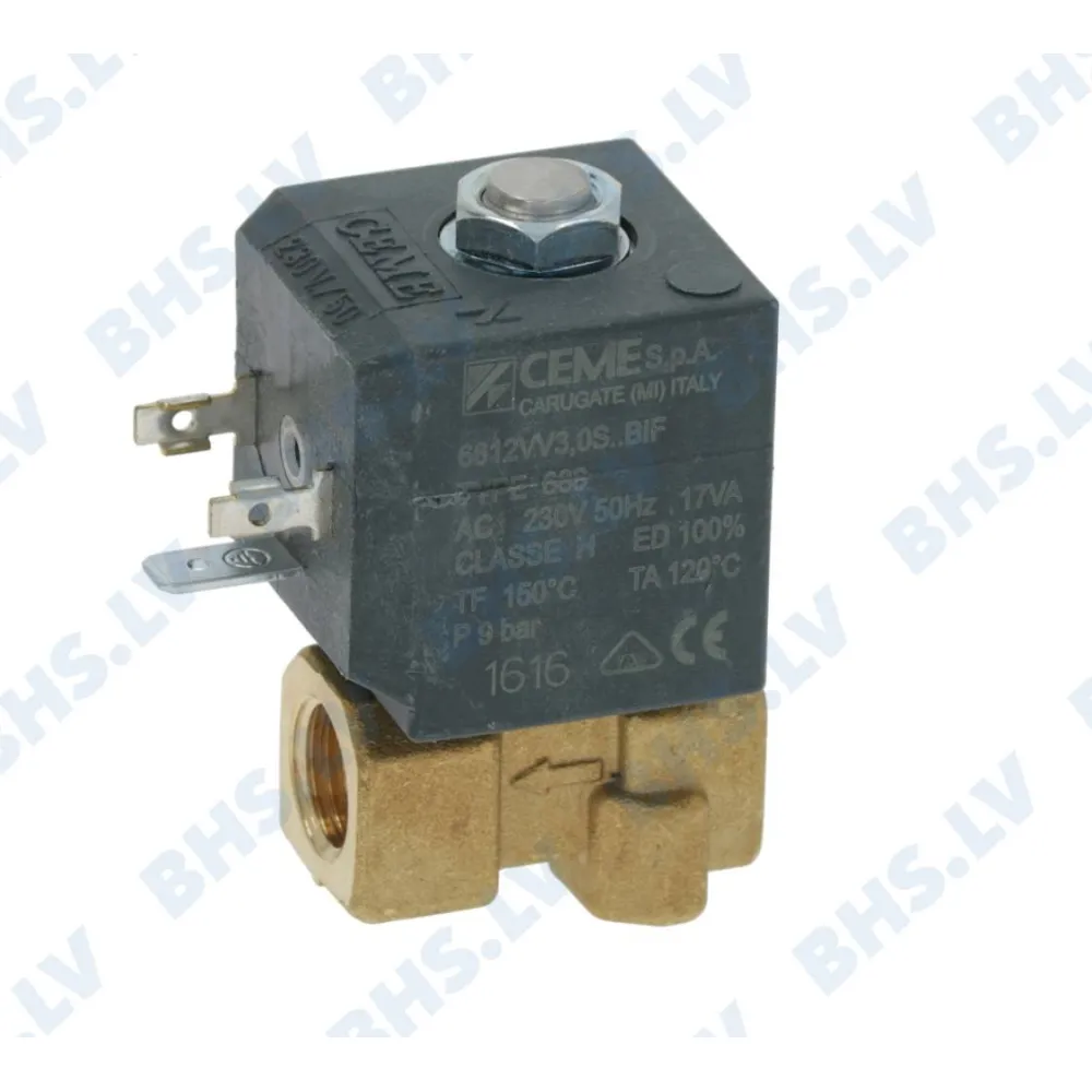 2-WAY SOLENOID VALVE CEME ø 1/4"F 230V test variant (L1120232T)