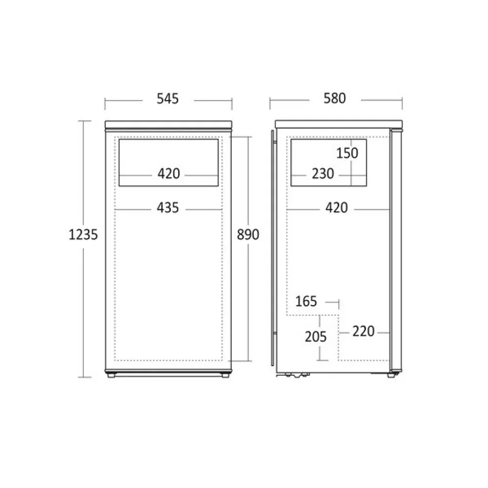 Ledusskapis ar saldētavu 176L + 14L  SKB 190 W (61033710000SKB190W)