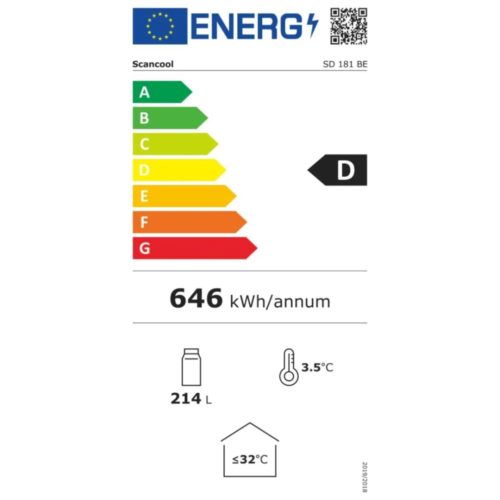 Ledusskapis 160L SD 181 BE (26310181BE10000)