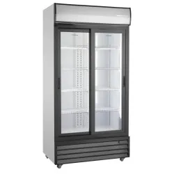 Showcase with sliding doors 658L SD802SLE