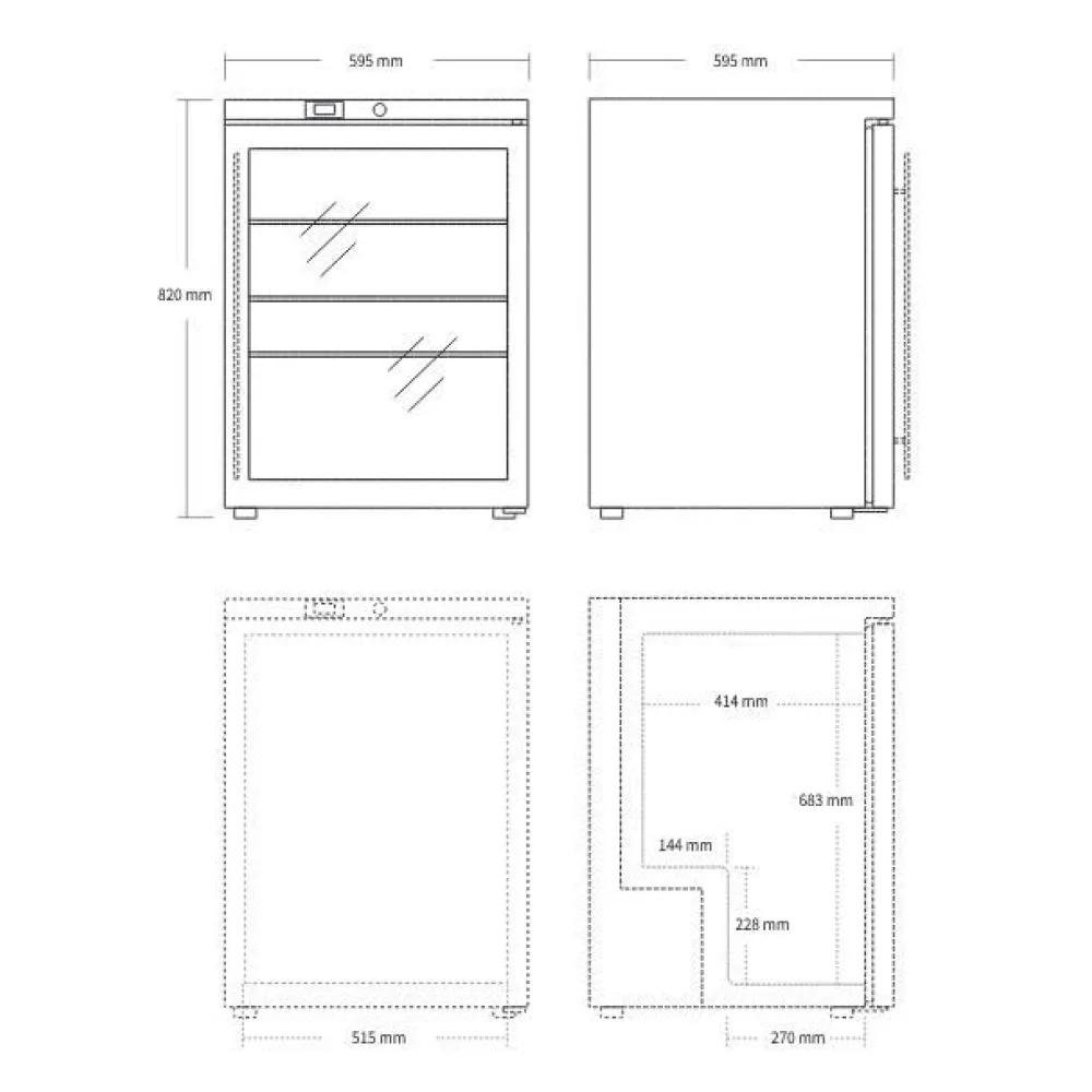 Ledusskapis 145L SK145GDE (35310145GDE10000)