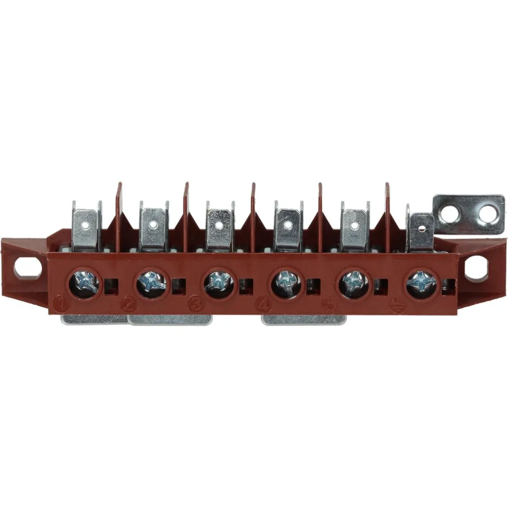 TERMINAL BLOCK 6-POLES FV122/B 40A 600V (L3247009 CEM0S3F)