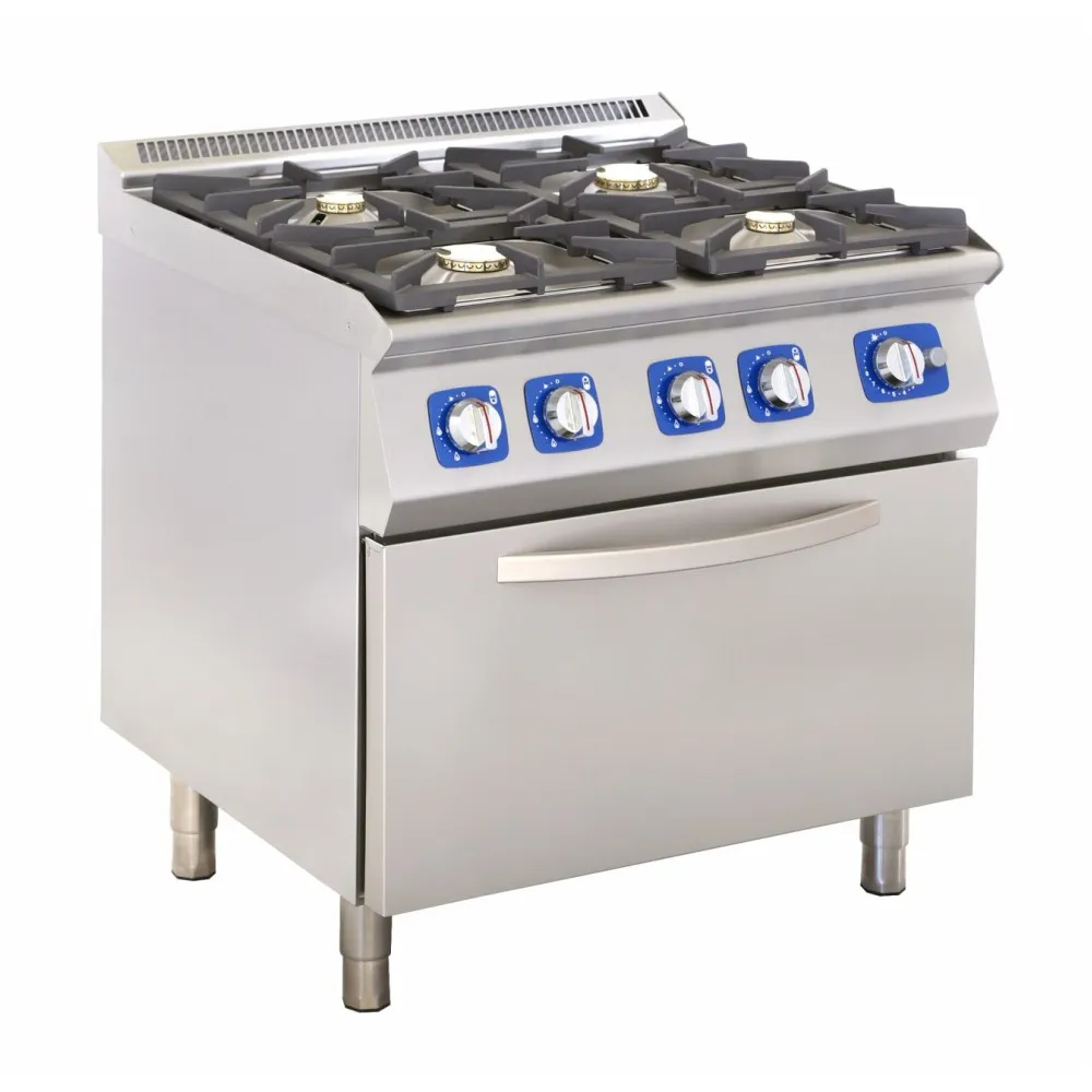 Gāzes plīts ar gāzes cepeškrāsni 28.3 KW (GC2000-080EV+V51)