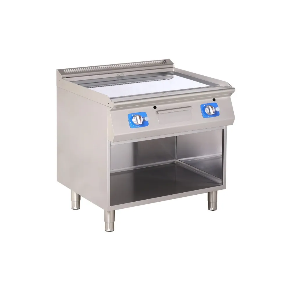 Hromēta gāzes grilvirsma ar paliktni 13 kW (GG2140-080EV+S02)