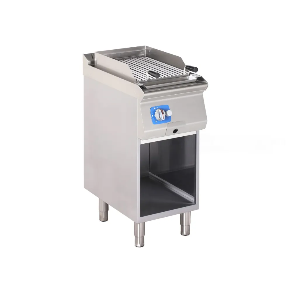Lavas akmens gāzes grilvirsma ar paliktni 7,8 kW (GL2000-040EV+S02)