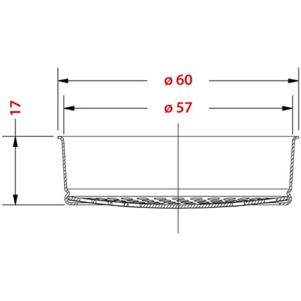 PRECISION SHOWER SCREEN ø 60 mm (L1460201)