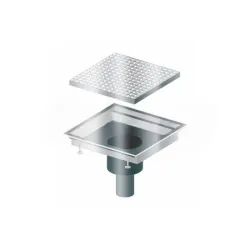 Grīdas noteka viendaļīga 300 x 300 mm