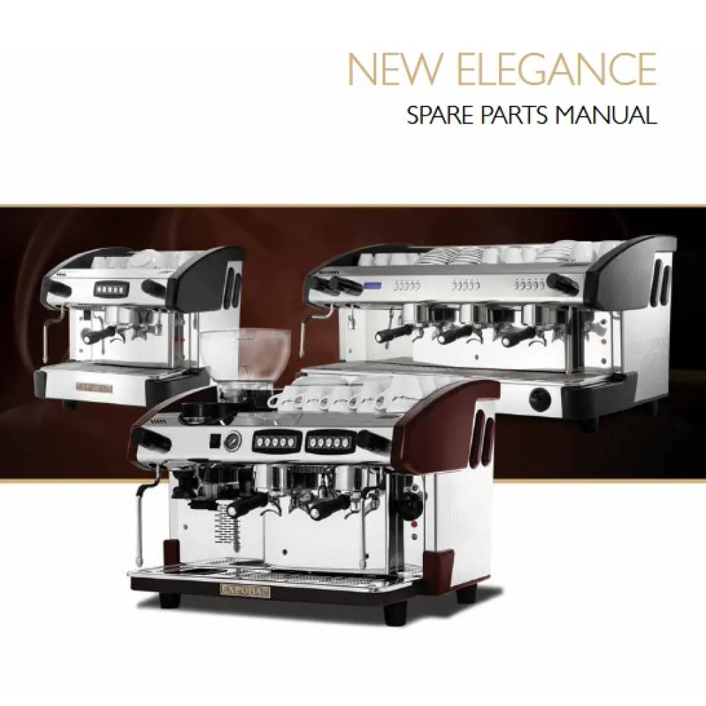 KAFIJAS APARĀTA EXPOBAR NEW ELEGANCE REZERVES DAĻU TEHNISKAIS RASĒJUMS (W000001)