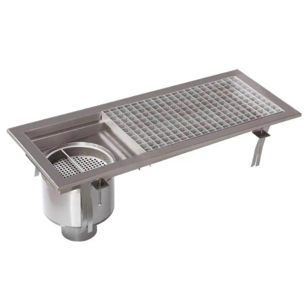 Drenāžas kanāls ar sifonu sānā 1000 x 300 mm (BHS-AB0530-100AK)