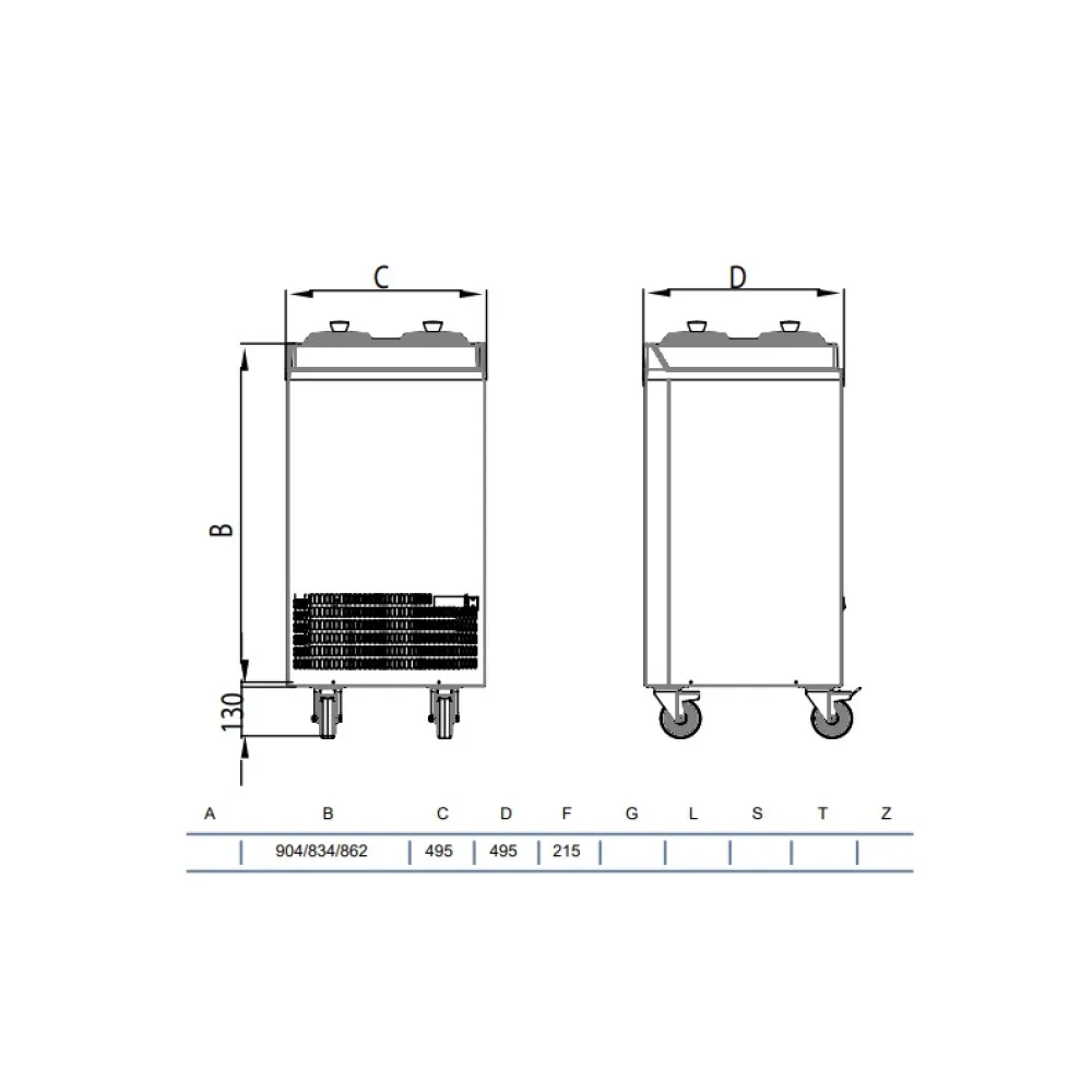 Saldējuma uzglabāšanas vitrīna V420C (V420COW)