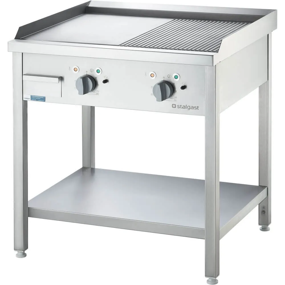 Elektriskais grils 8.1 kW gluda/rievota (979313)