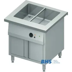 Горячий мармит 2 GN1/1 с общей камерой и тепловым шкафом
