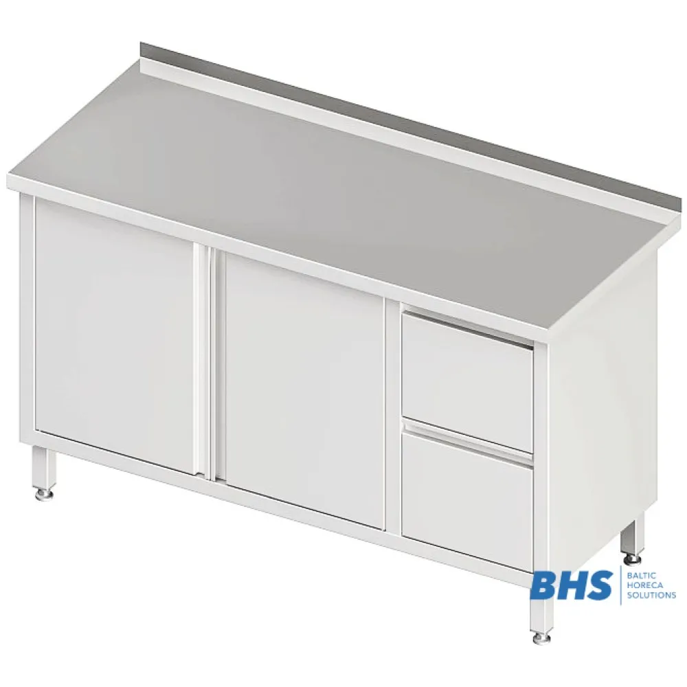 Galds ar 2 atvilktnēm un 2 veramām durvīm 1100 mm (980336110)