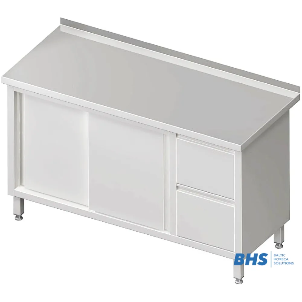 Galds ar 2 atvilktnēm un 2 bīdāmām durvīm 1300 mm (980356130)