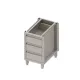 Skapis ar 3 atvilktnēm  H-810 mm (983615045K)