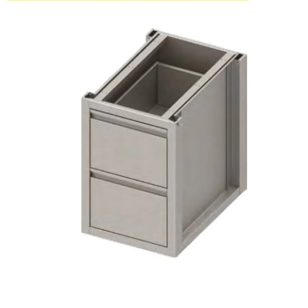 Skapis ar 2 atvilktnēm H-660 mm (943605045F)