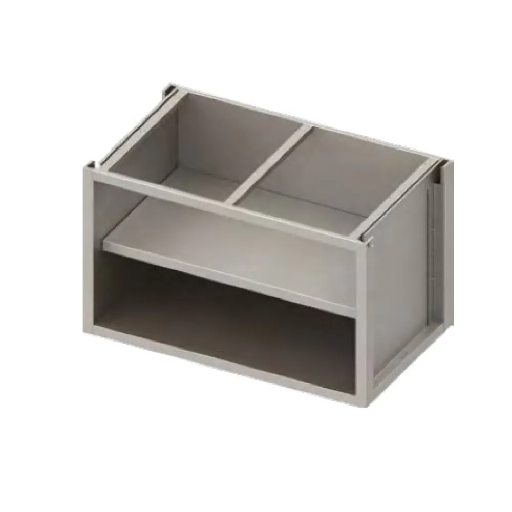Atvērts skapis ar diviem plauktiem H-660 mm (943565040F)