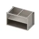Atvērts skapis ar diviem plauktiem H-660 mm (943565040F)