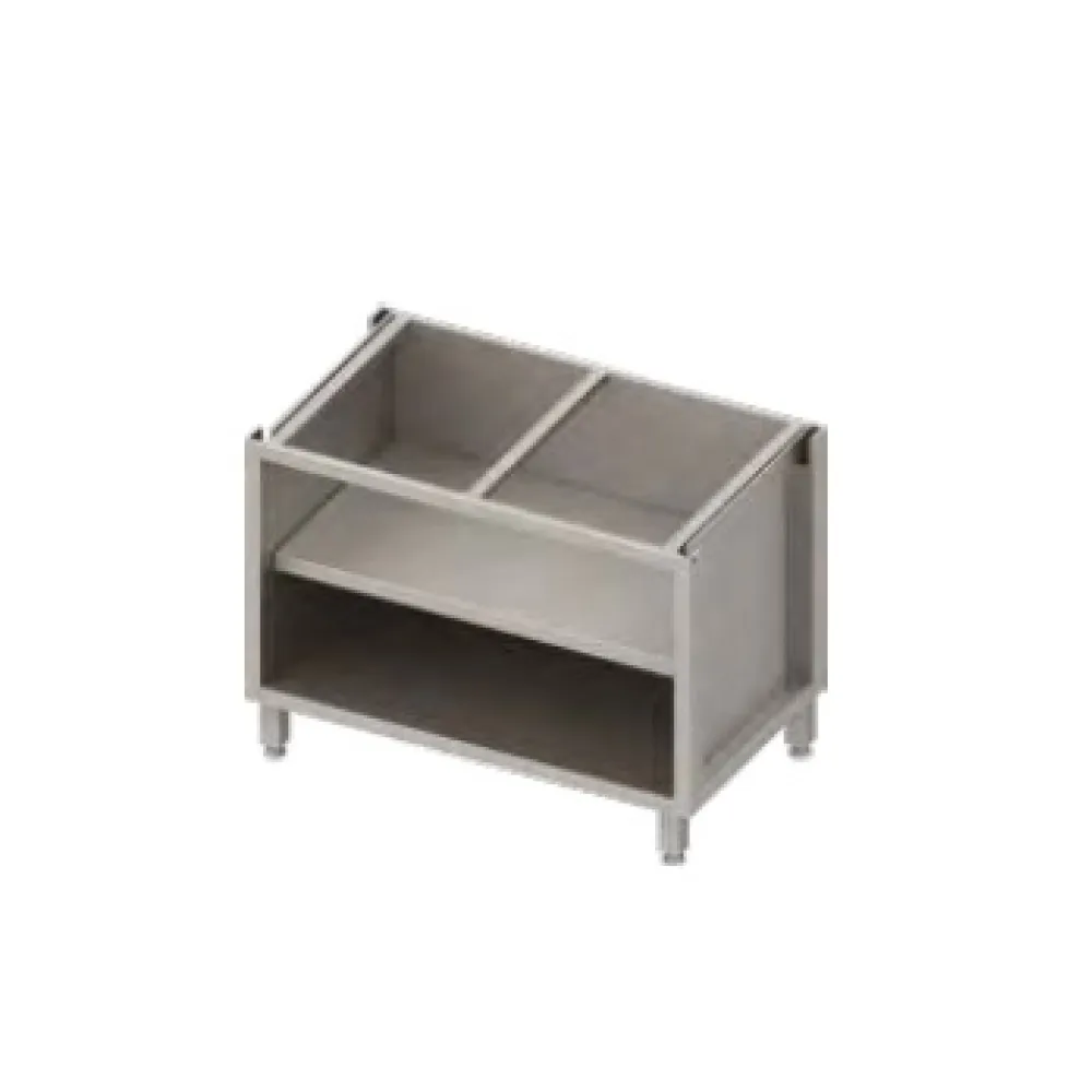 Atvērts skapis ar diviem plauktiem H-810 mm (983565040K)