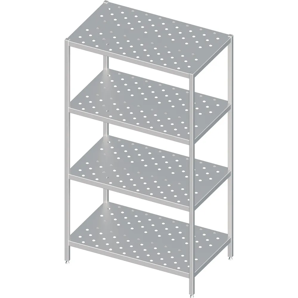 Viegli saliekams perforēts plaukts  H- 1800mm, dziļums  500 mm (981865060)