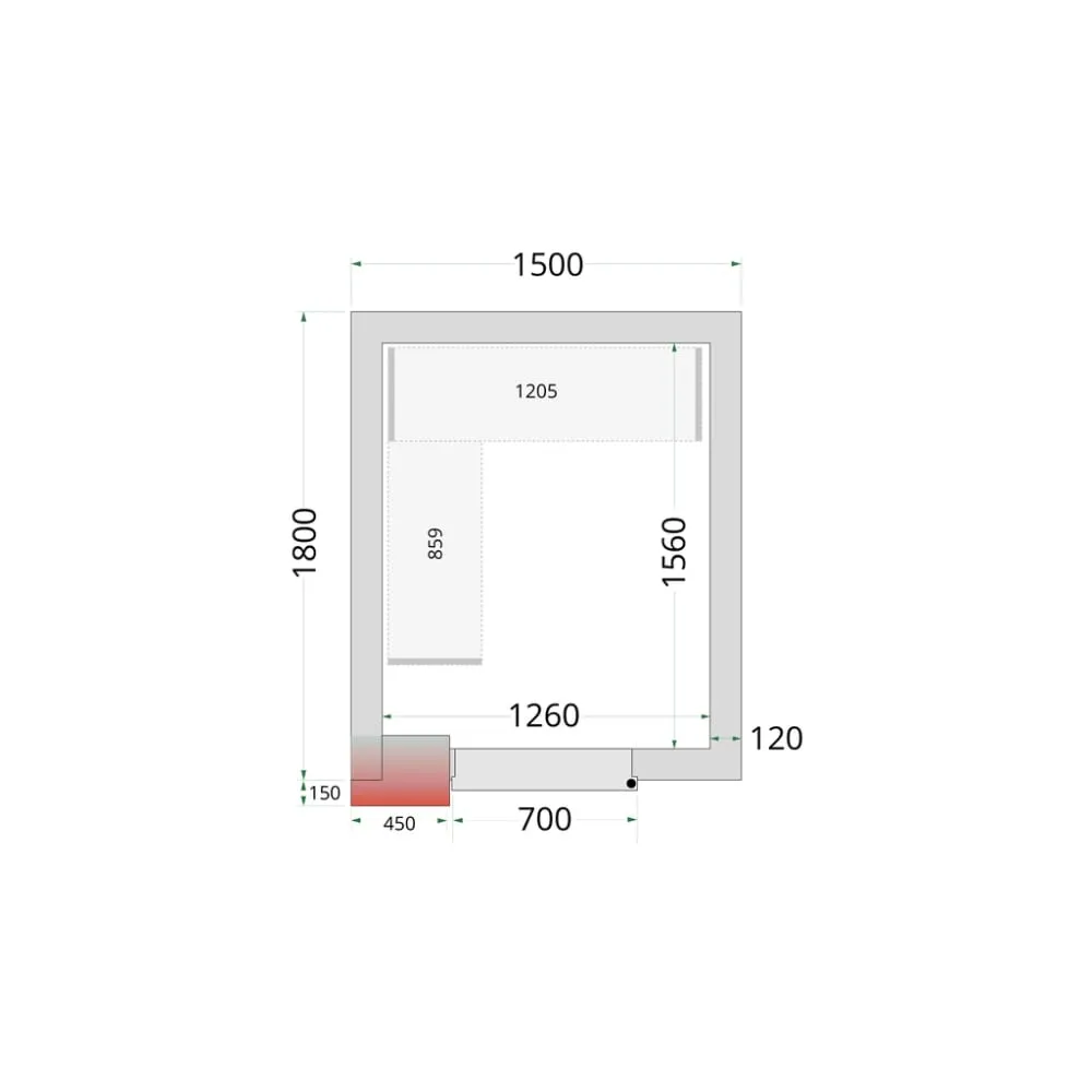Plauktu sistēmas komplekts CRNF1518 kamerai (45511)