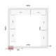Plauktu sistēmas komplekts CRNF3030 kamerai (46233)
