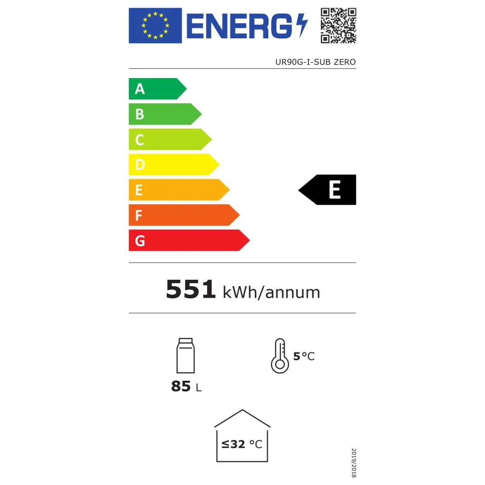 Kaviāra vitrīna UR90 (UR90G-SUB)