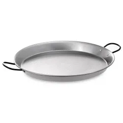 Pulēta tērauda paellas panna extra