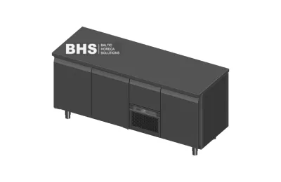Cooling counter for baking trays