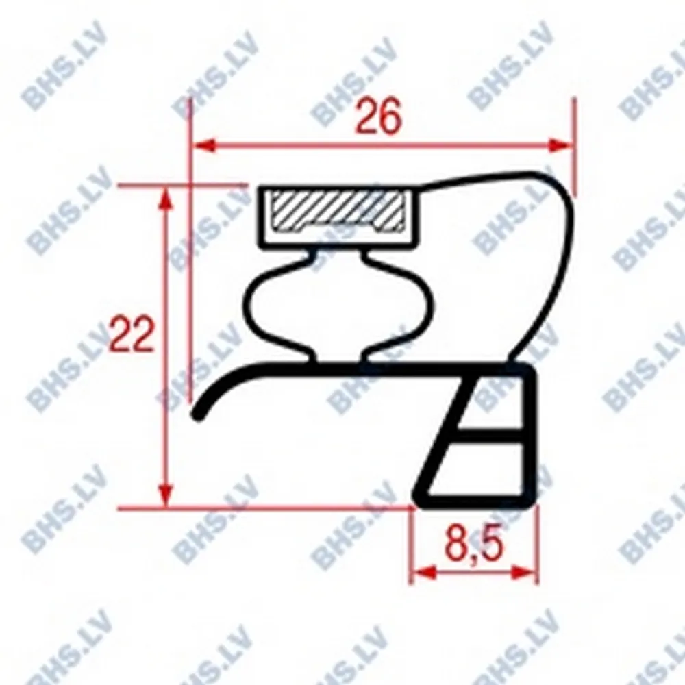 SNAP-IN GASKET 400x300 mm (L3186955)