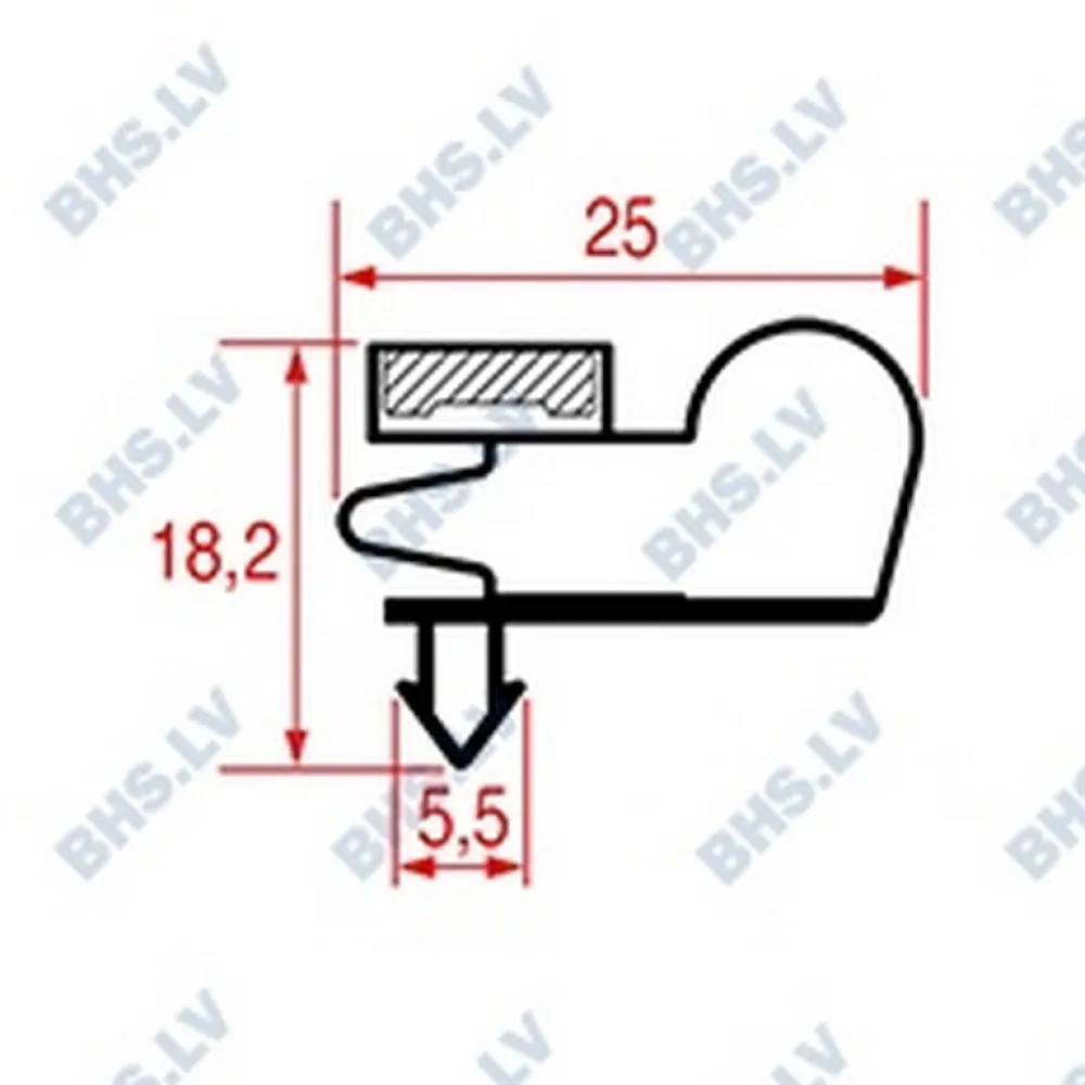 SNAP-IN GASKET 425x295 mm (L3786052)