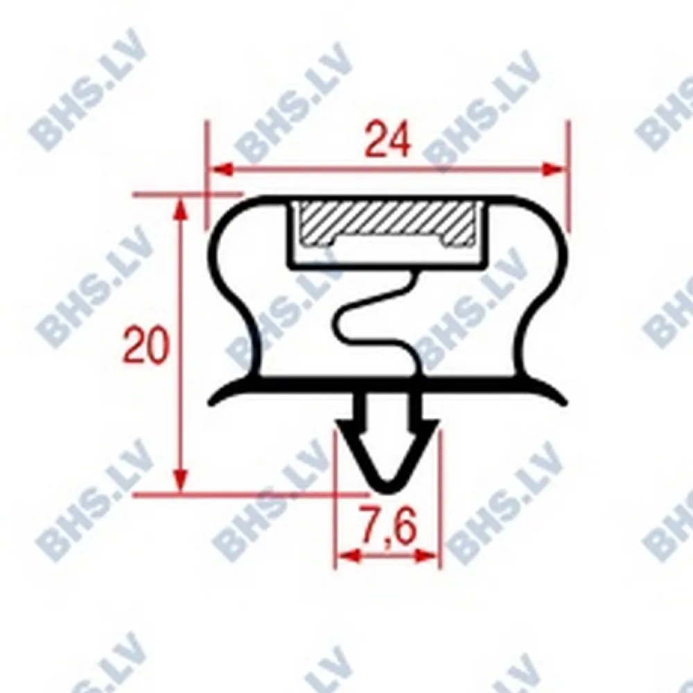 SNAP-IN GASKET 535x405 mm (L5055283)