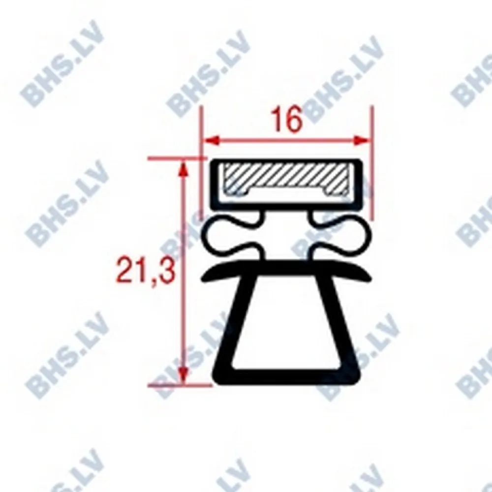 SNAP-IN GASKET 386x200 mm (L3186679)