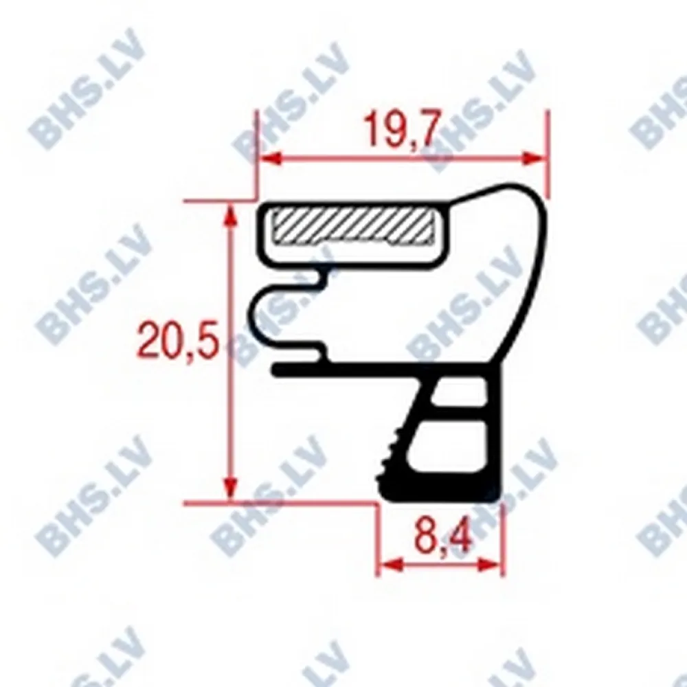 SNAP-IN GASKET 600x440 mm (L3186690)