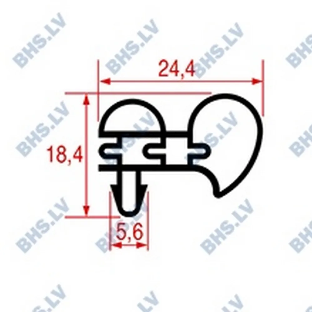 GASKET 3 SIDES 450x550x450 mm (L3786445)