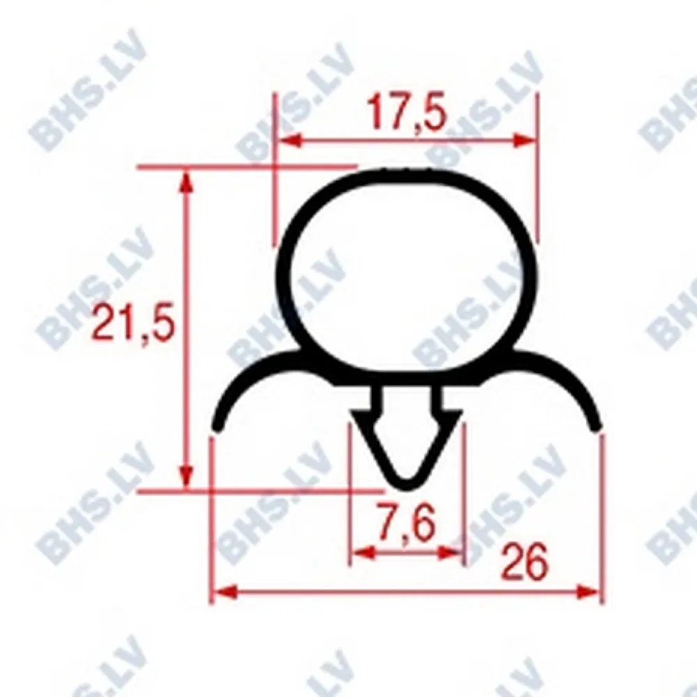 SNAP-IN GASKET 900x700 mm (L7103976)