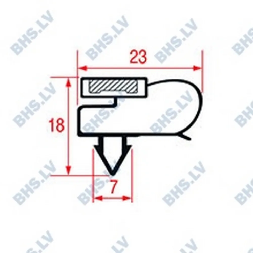 SNAP-IN GASKET 730x575 mm (L3286181)