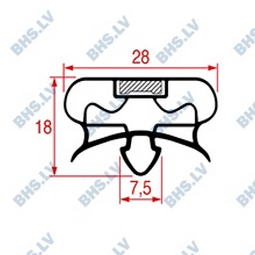 SNAP-IN GASKET 677x573 mm (L3286207)
