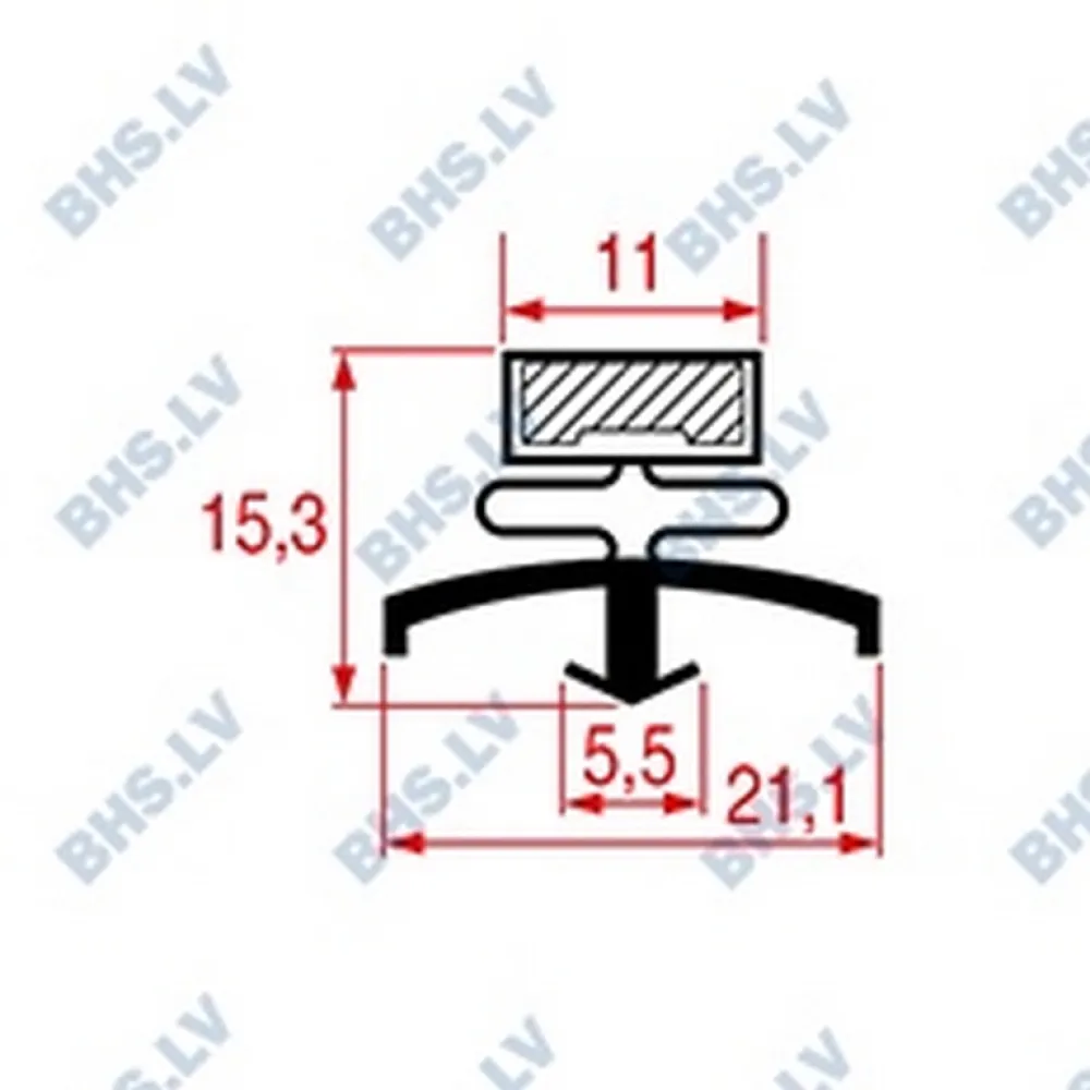 SNAP-IN GASKET 751x205 mm (L3286179)