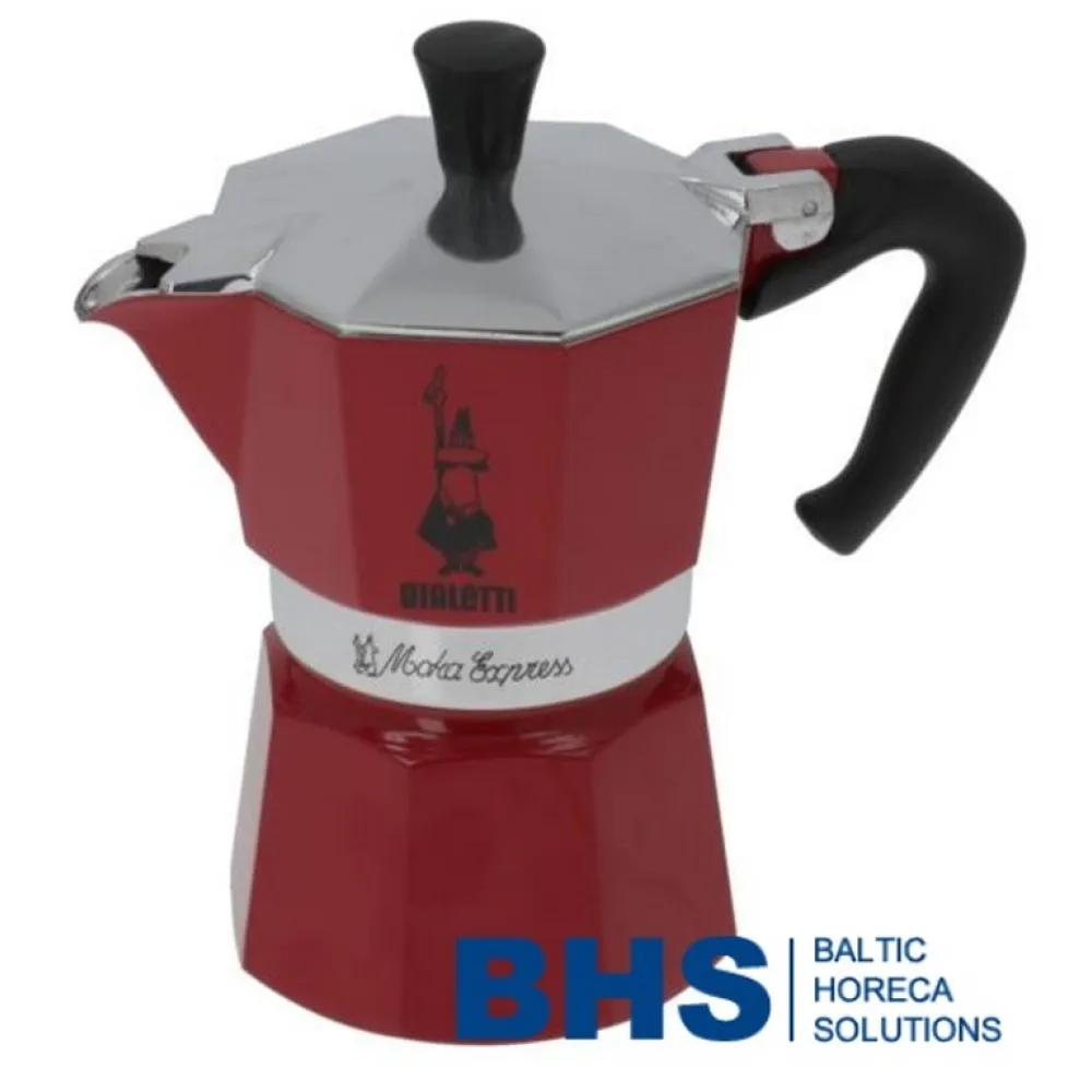 MOKA EXPRESS 3 CUPS RED (L1228009)