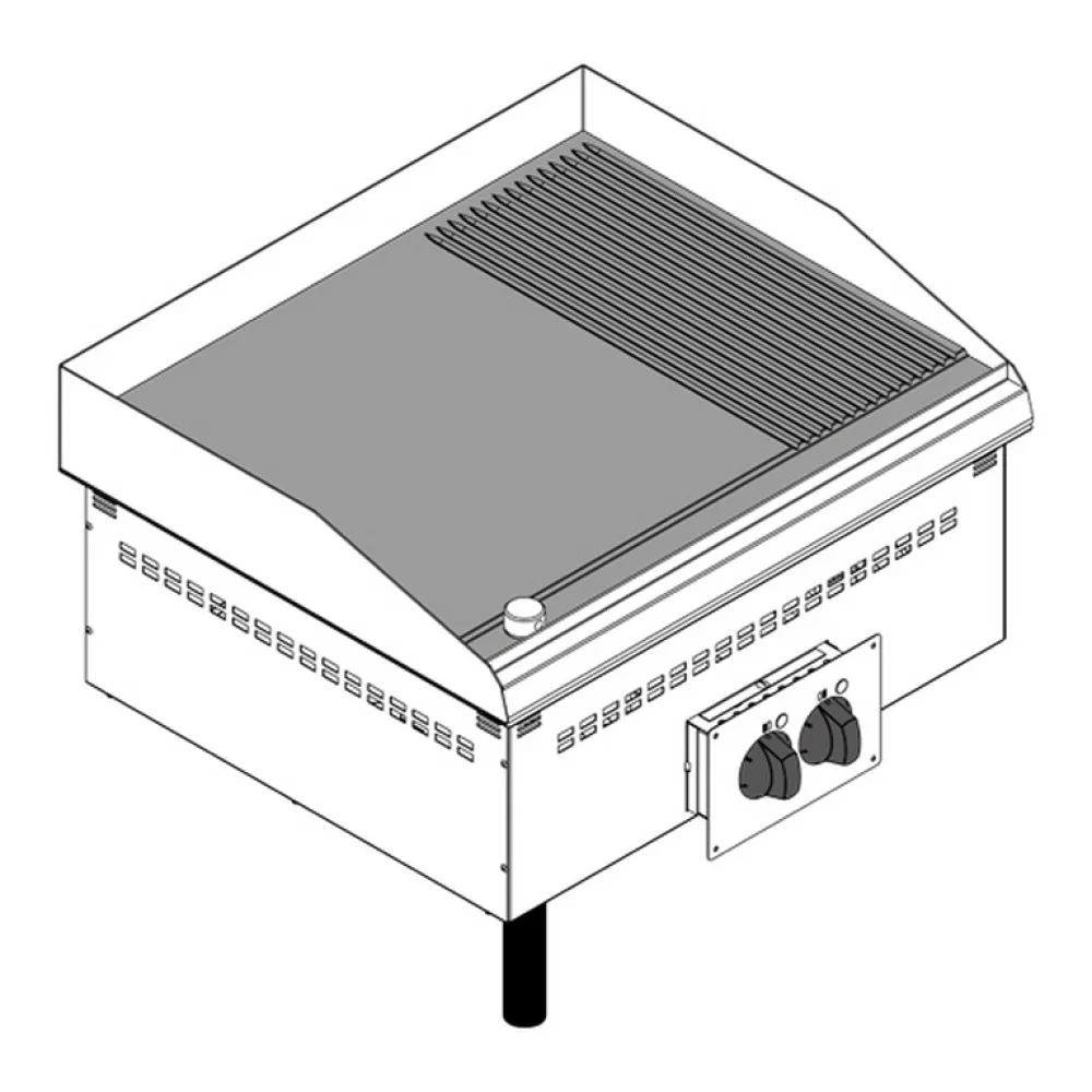 Drop-in elektriskais grils DFTR70E2 (136021)