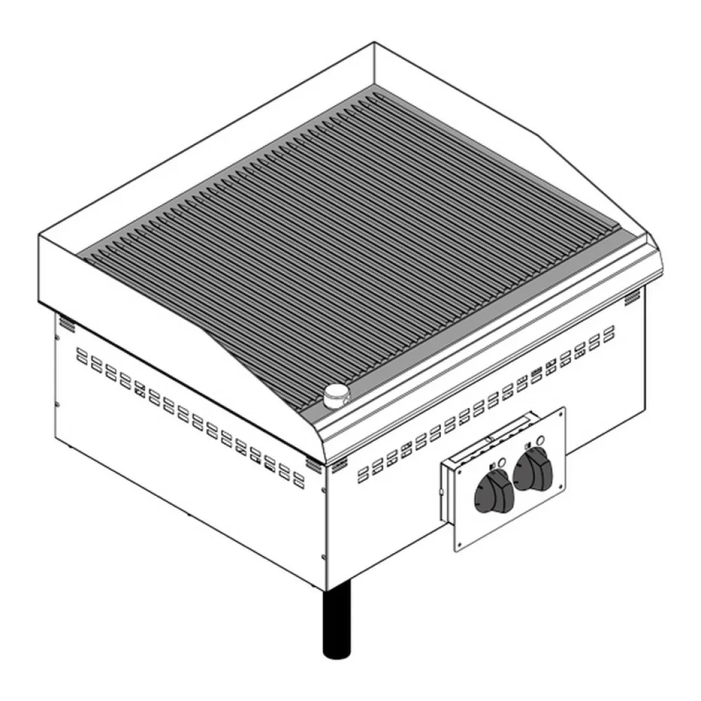 Drop-in elektriskais grils DFTRR70E2 (136023)