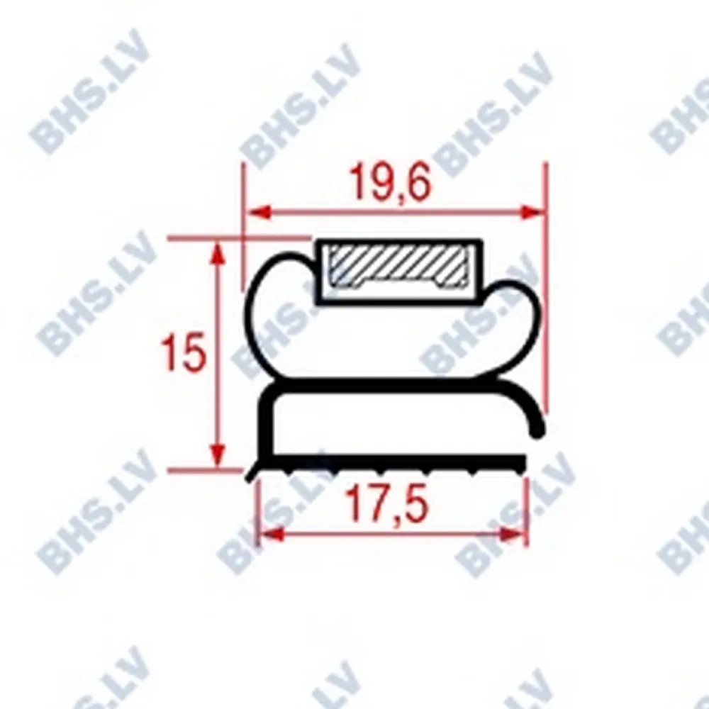 MIDDLE EDGED GASKET 755x660 mm (L3186951)
