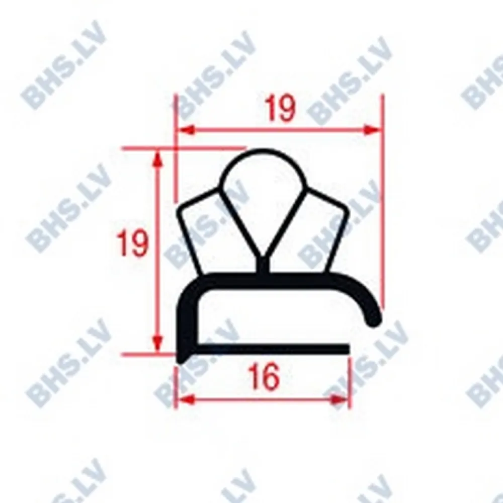 GASKET MIDDLE-EDGED L2016 LENGTH 2300 mm (L3286200)